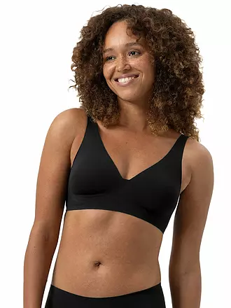 MEY | Soutien-gorge sans armatures SIMPLY BETTER INVISIVLE blossom | schwarz